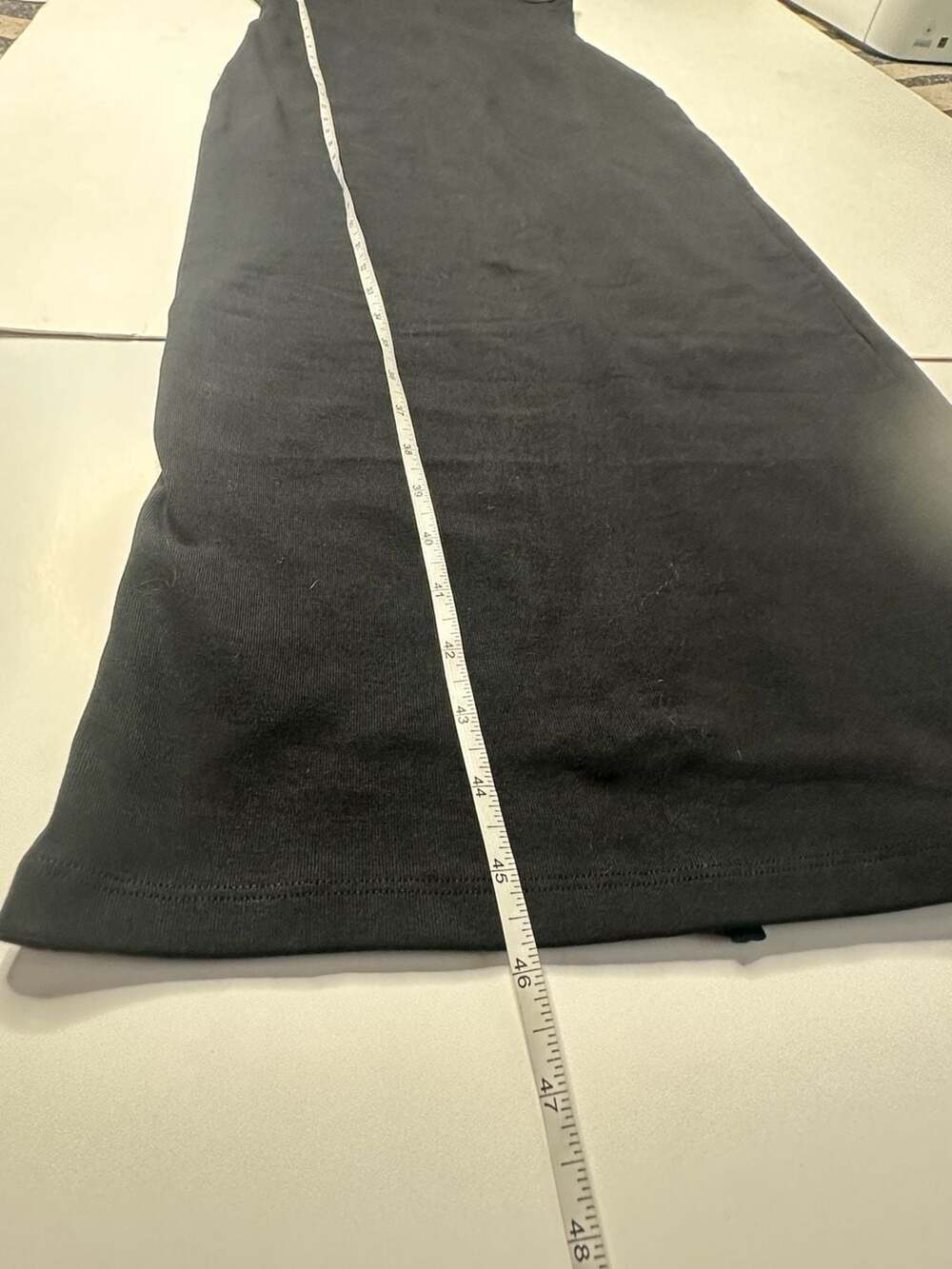 Prada Milano Black Ribbed Tank Midi Dress - Picture 3 of 7
